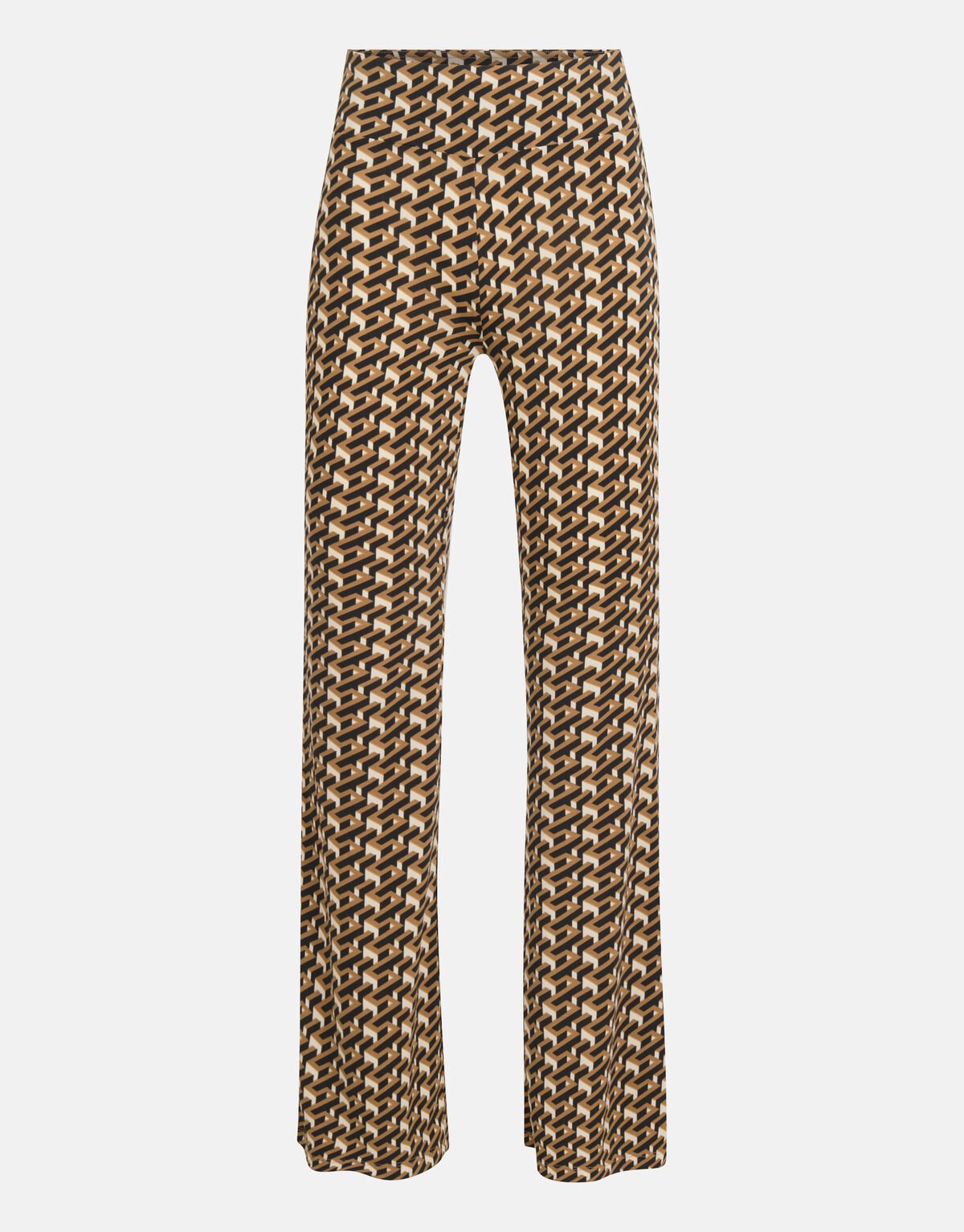 Flared Broek Bruin SHOEBY WOMEN