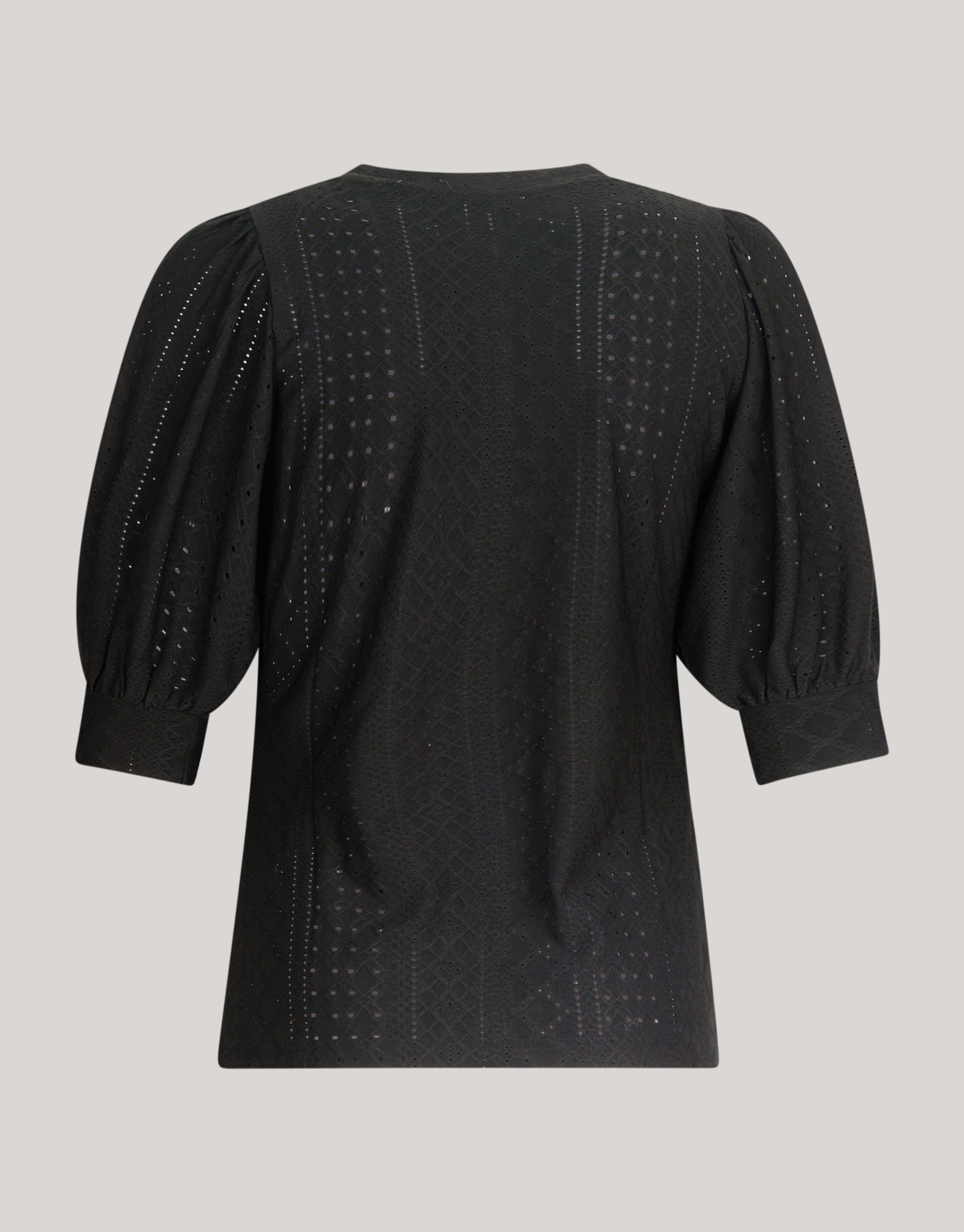 Embroidery Top Zwart SHOEBY WOMEN