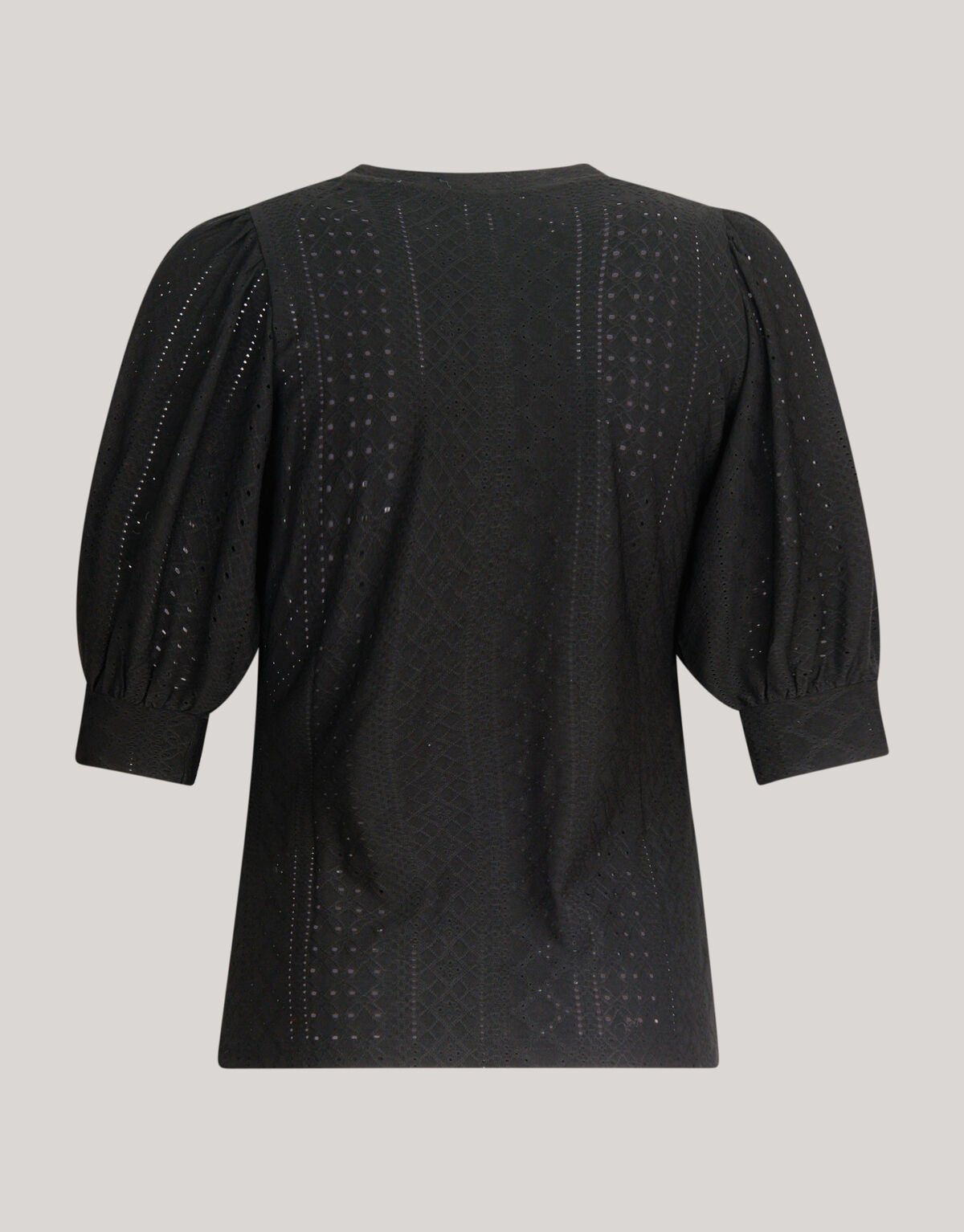 Embroidery Top Zwart SHOEBY WOMEN