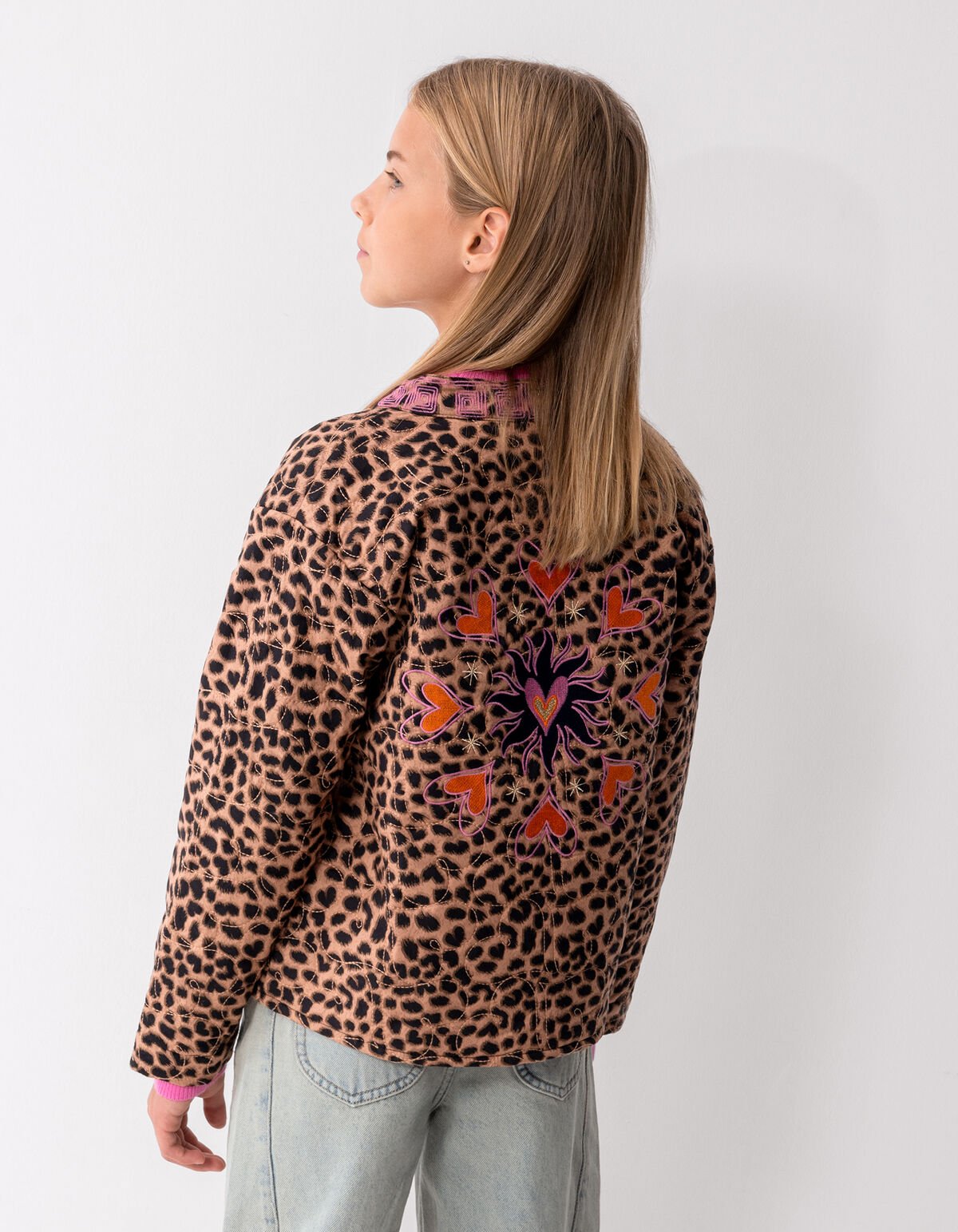 Leopard Stitched Jack Bruin SHOEBY GIRLS
