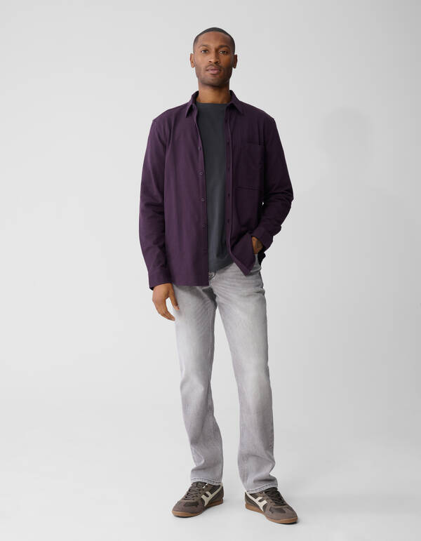 Keper Overhemd Donkerrood SHOEBY MEN