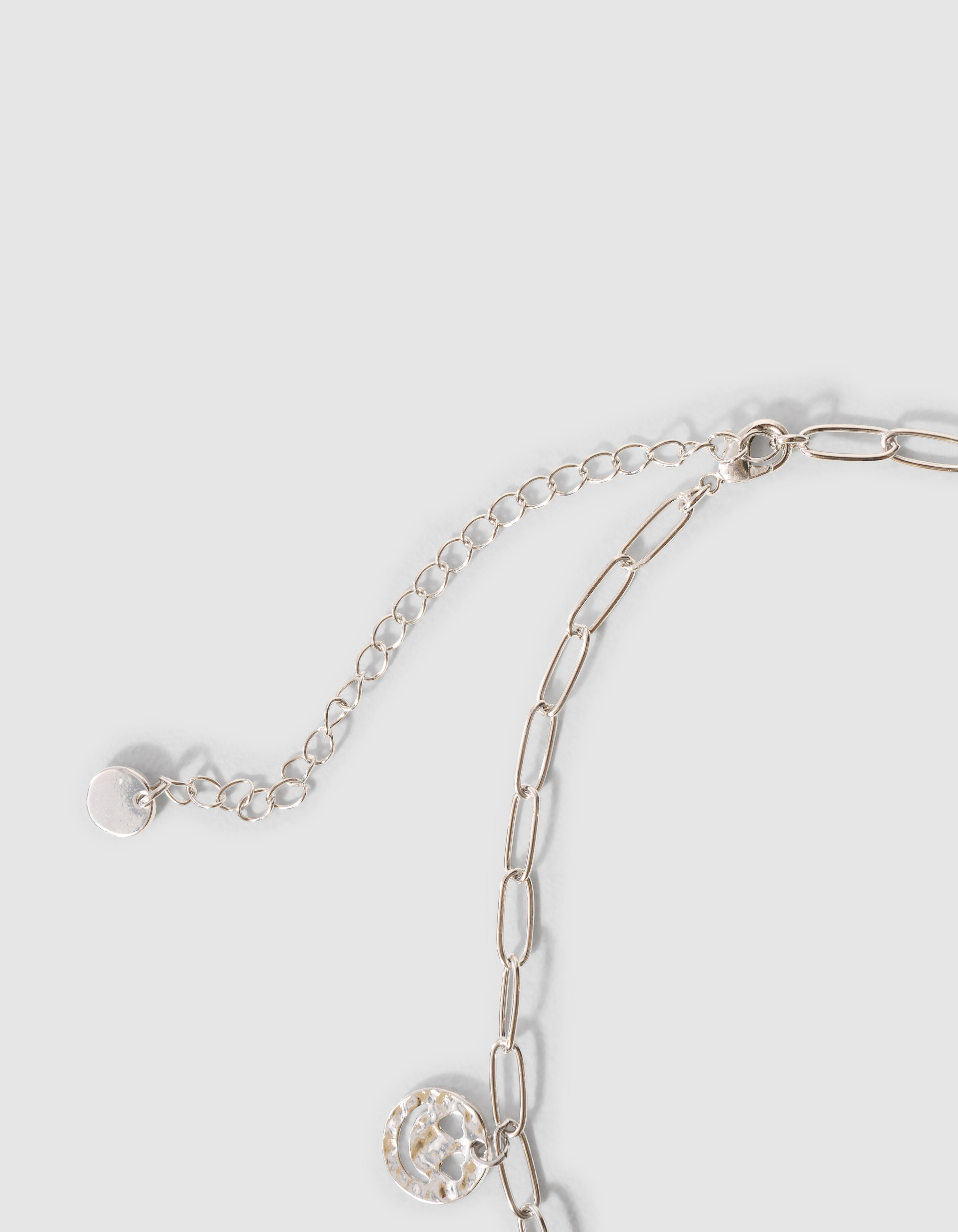 Smiley Ketting Zilver SHOEBY ACCESSOIRES