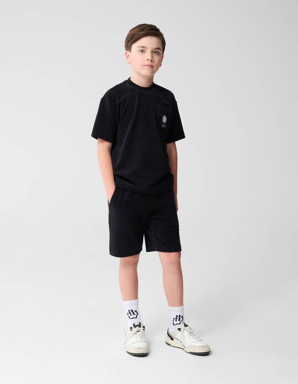 Towling Short Zwart SHOEBY BOYS