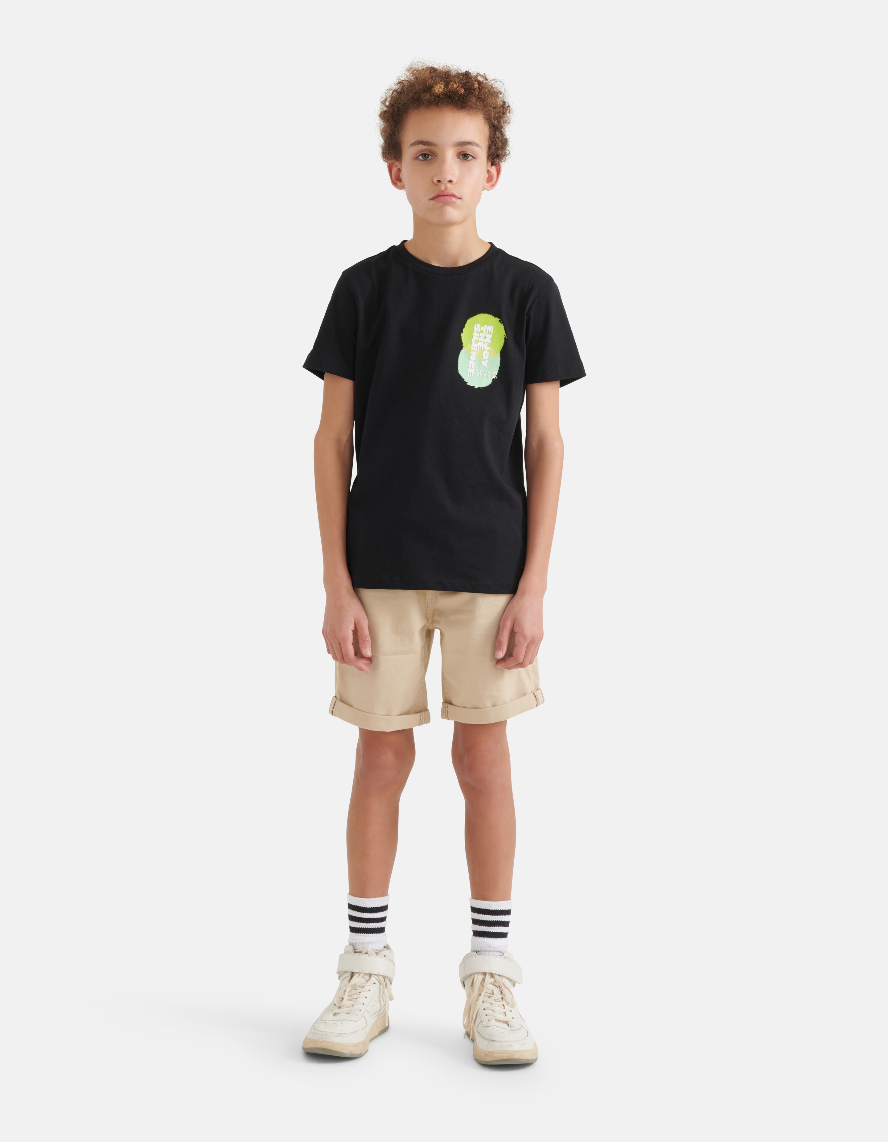 Artwork T-shirt Zwart SHOEBY BOYS