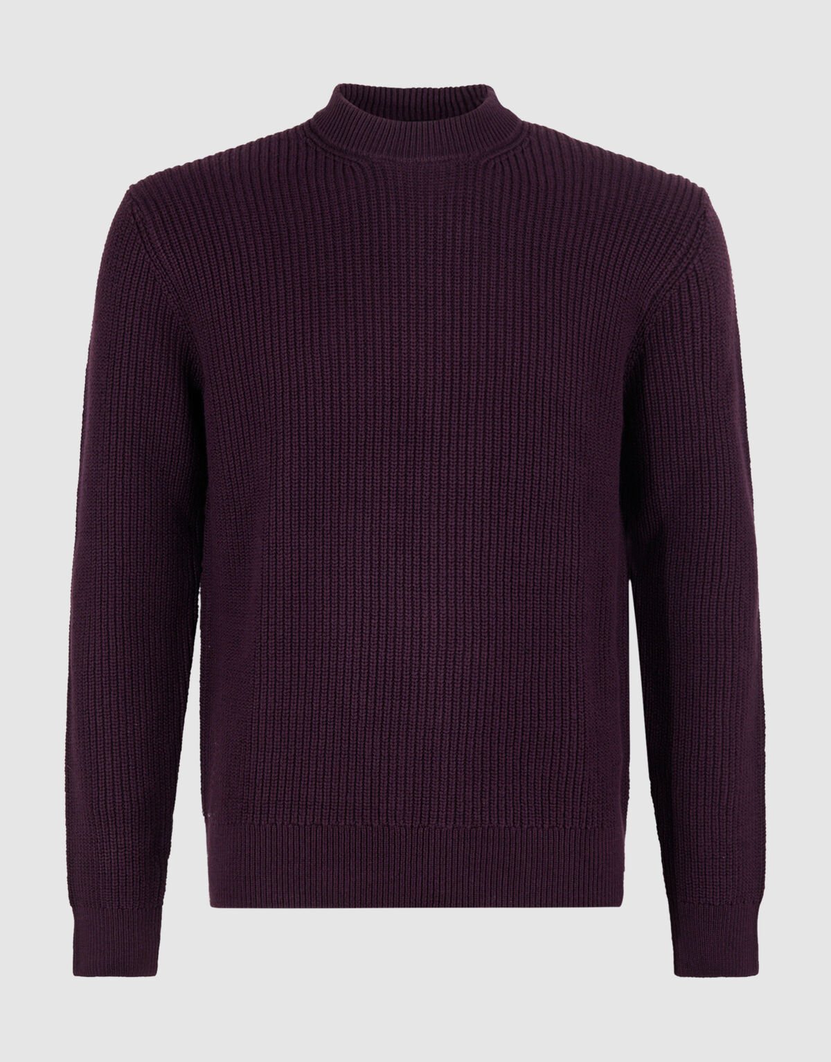 Crewneck Knit Trui Donkerrood SHOEBY MEN