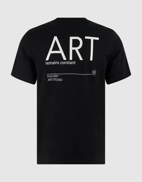 Art Artwork T-shirt Zwart SHOEBY MEN