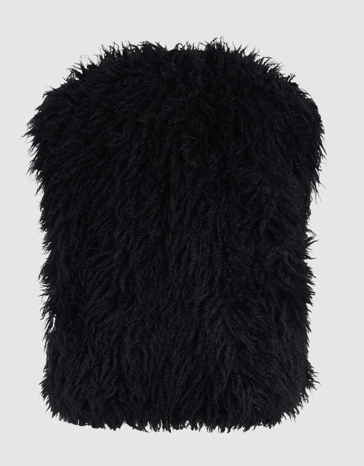 Oversized Teddy Gilet Zwart SHOEBY WOMEN