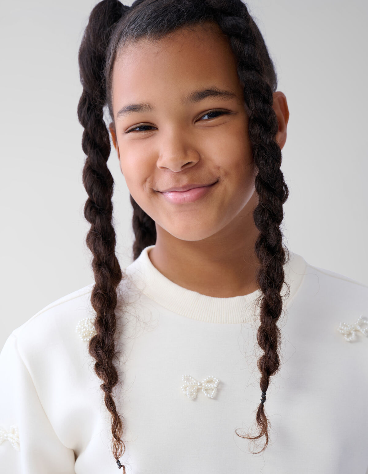 Parel Sweater Gebroken Wit SHOEBY GIRLS