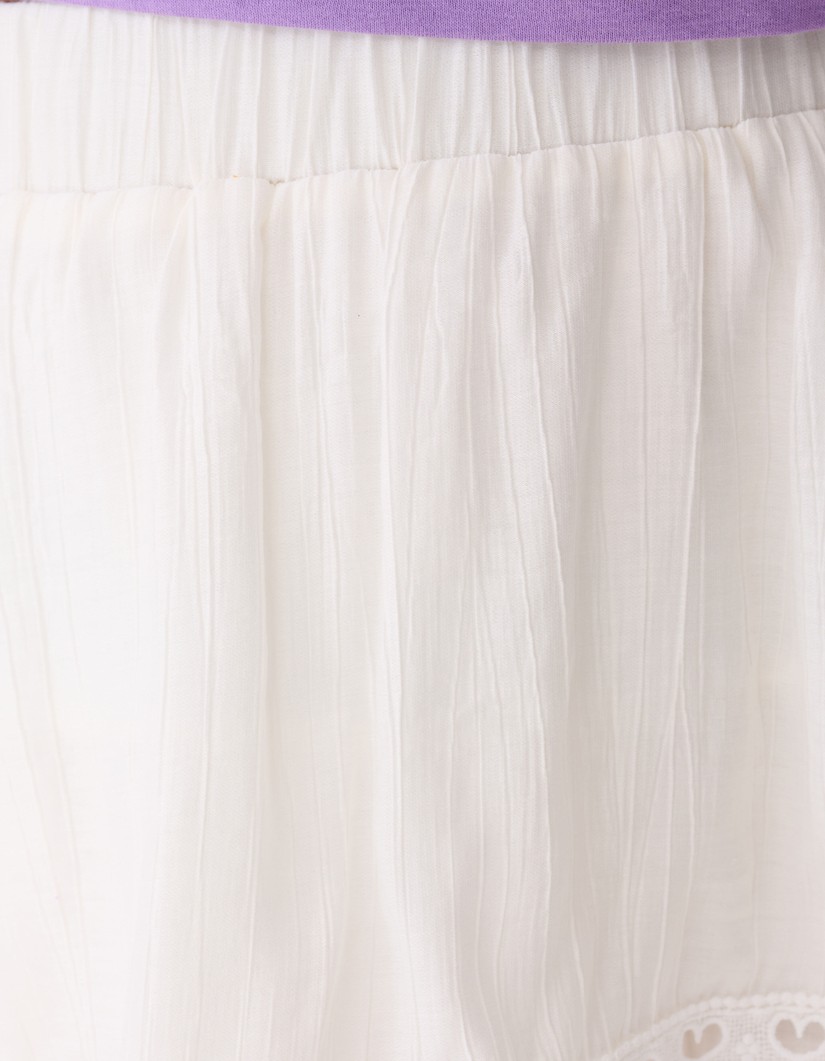 Ruffle Mini Rok Wit SHOEBY GIRLS