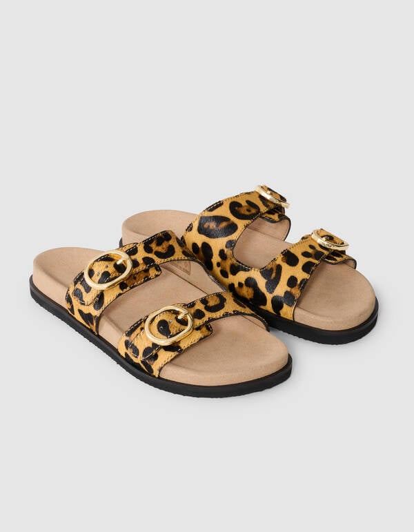 Leopard Slipper Bruin SHOEBY SHOES
