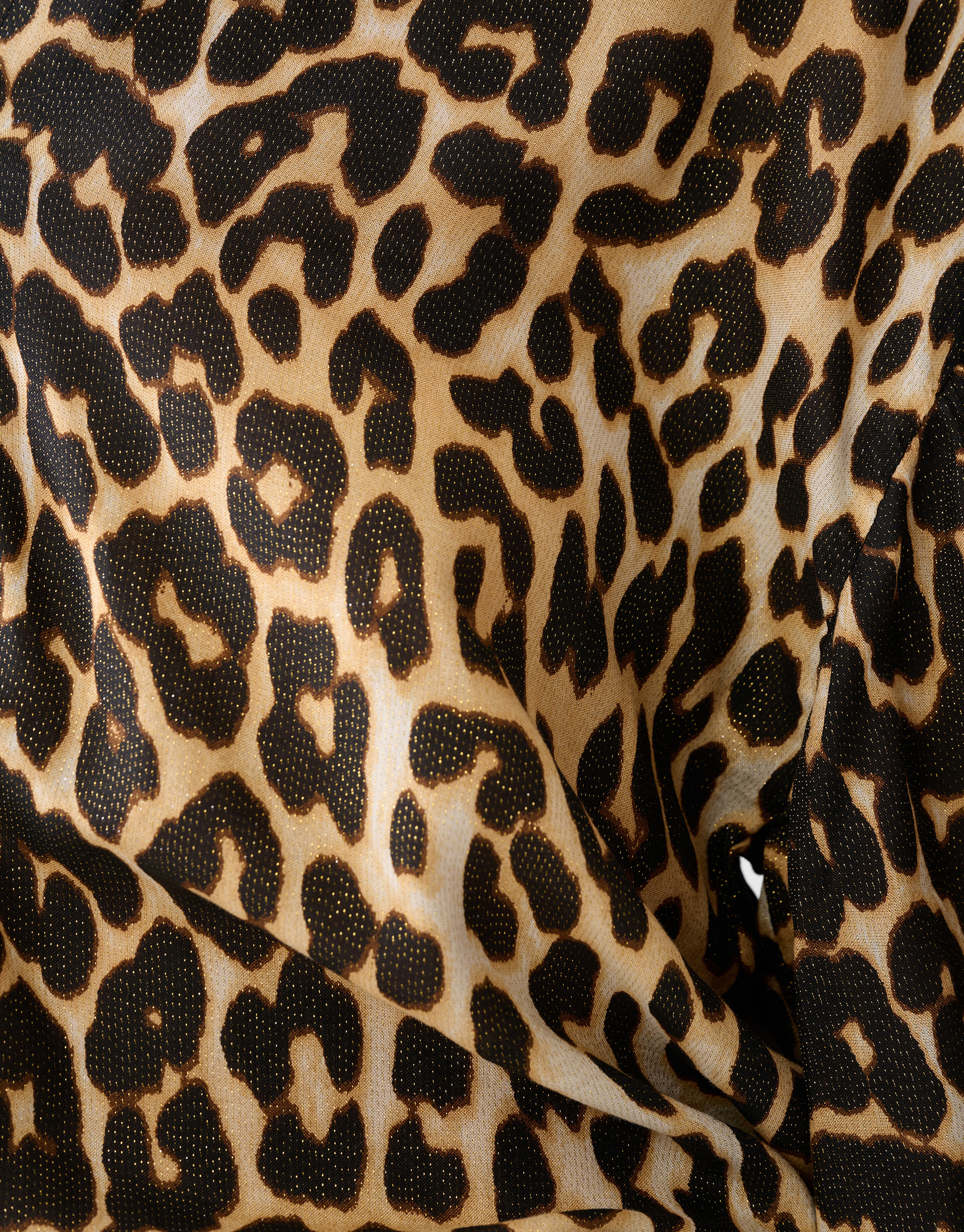 Leopard Shine Blouse Bruin SHOEBY WOMEN