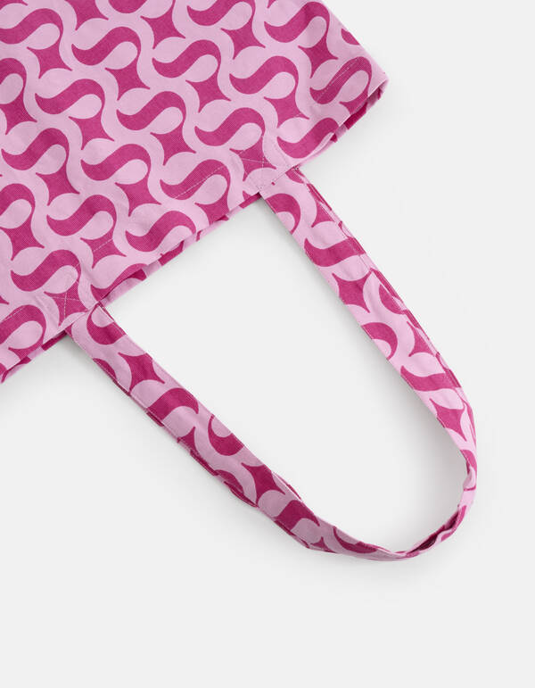 Shoeby Logo Shopper Roze SHOEBY ACCESSOIRES