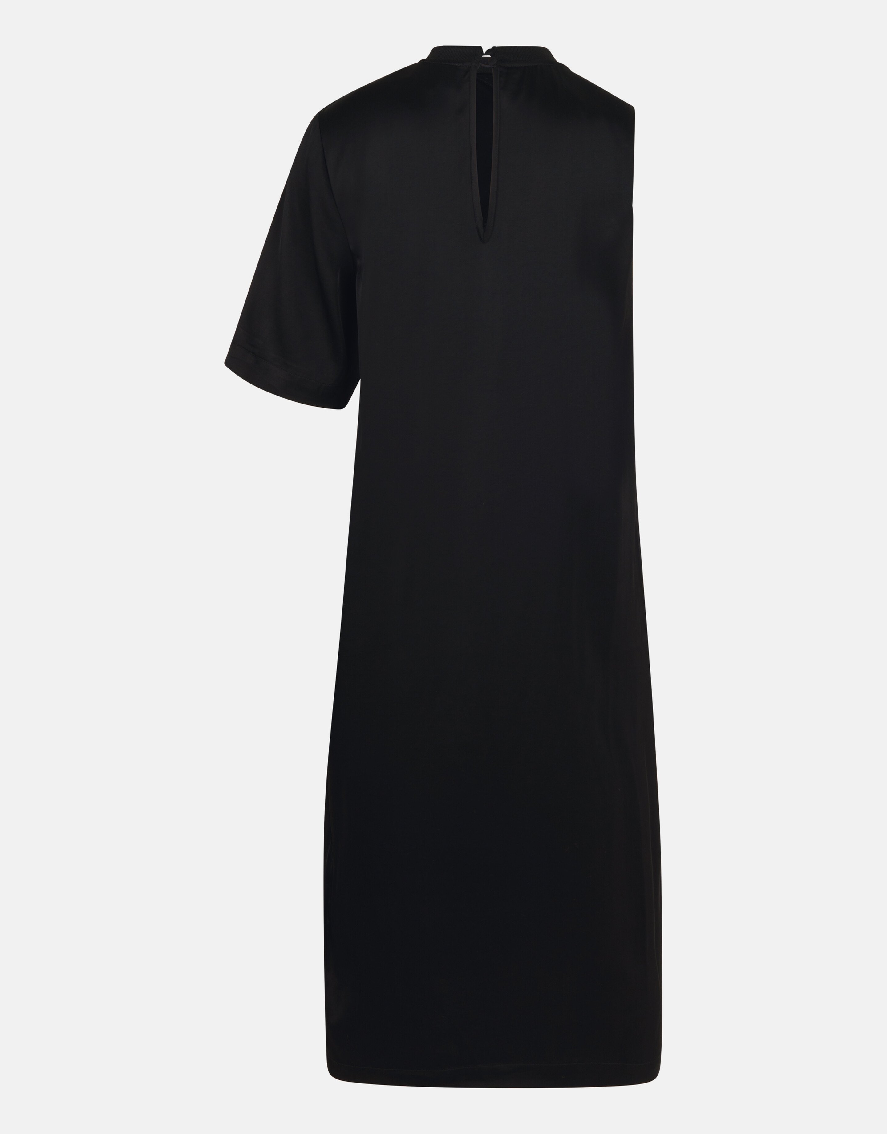 Satijnen T-shirt Jurk Zwart SHOEBY WOMEN