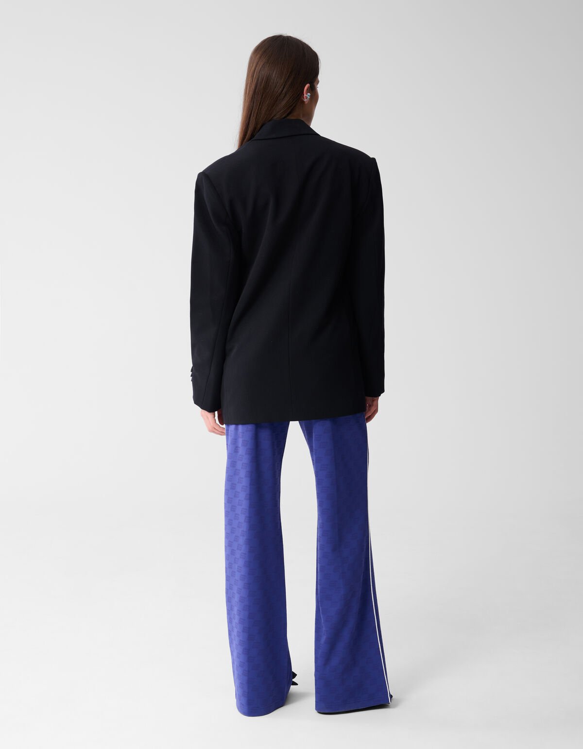 Oversized Blazer Zwart By Monica SHOEBY WOMEN