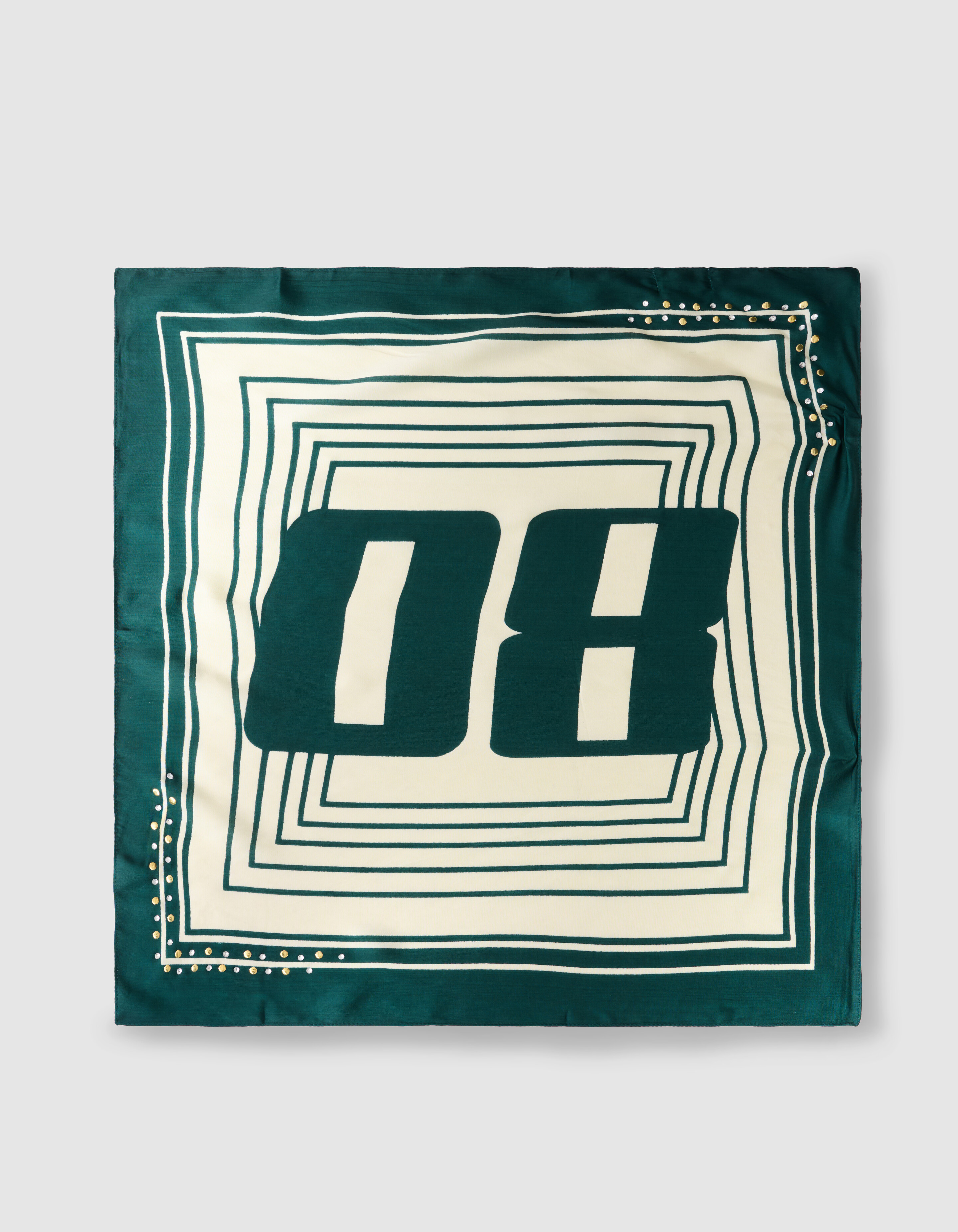 Sporty Text Sjaal Groen SHOEBY ACCESSOIRES