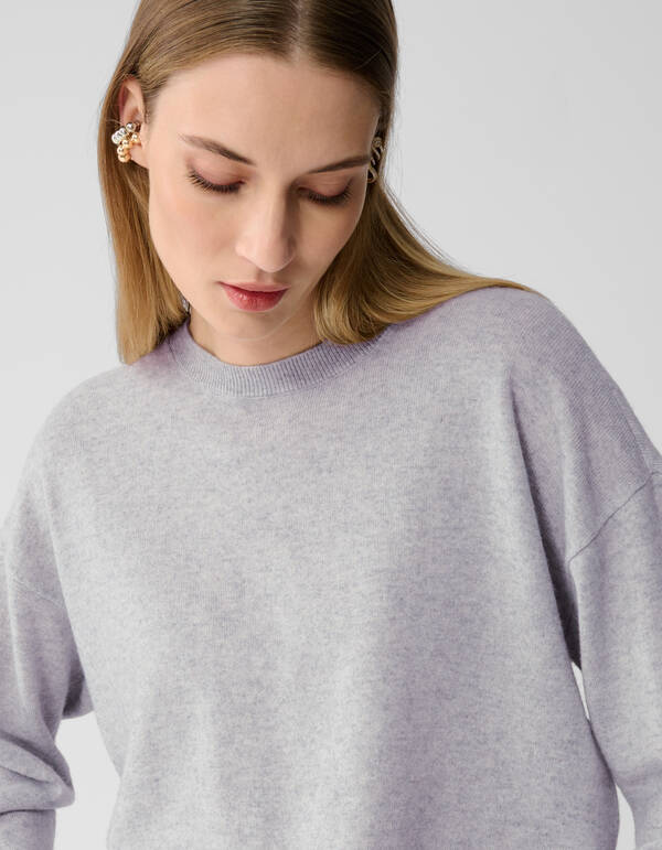 Gebreide Trui Lichtgrijs By Lonneke SHOEBY WOMEN