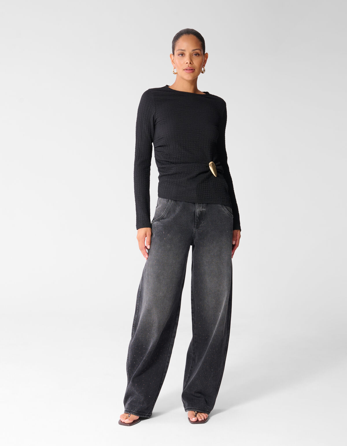 Asymmetrische Top Zwart SHOEBY WOMEN