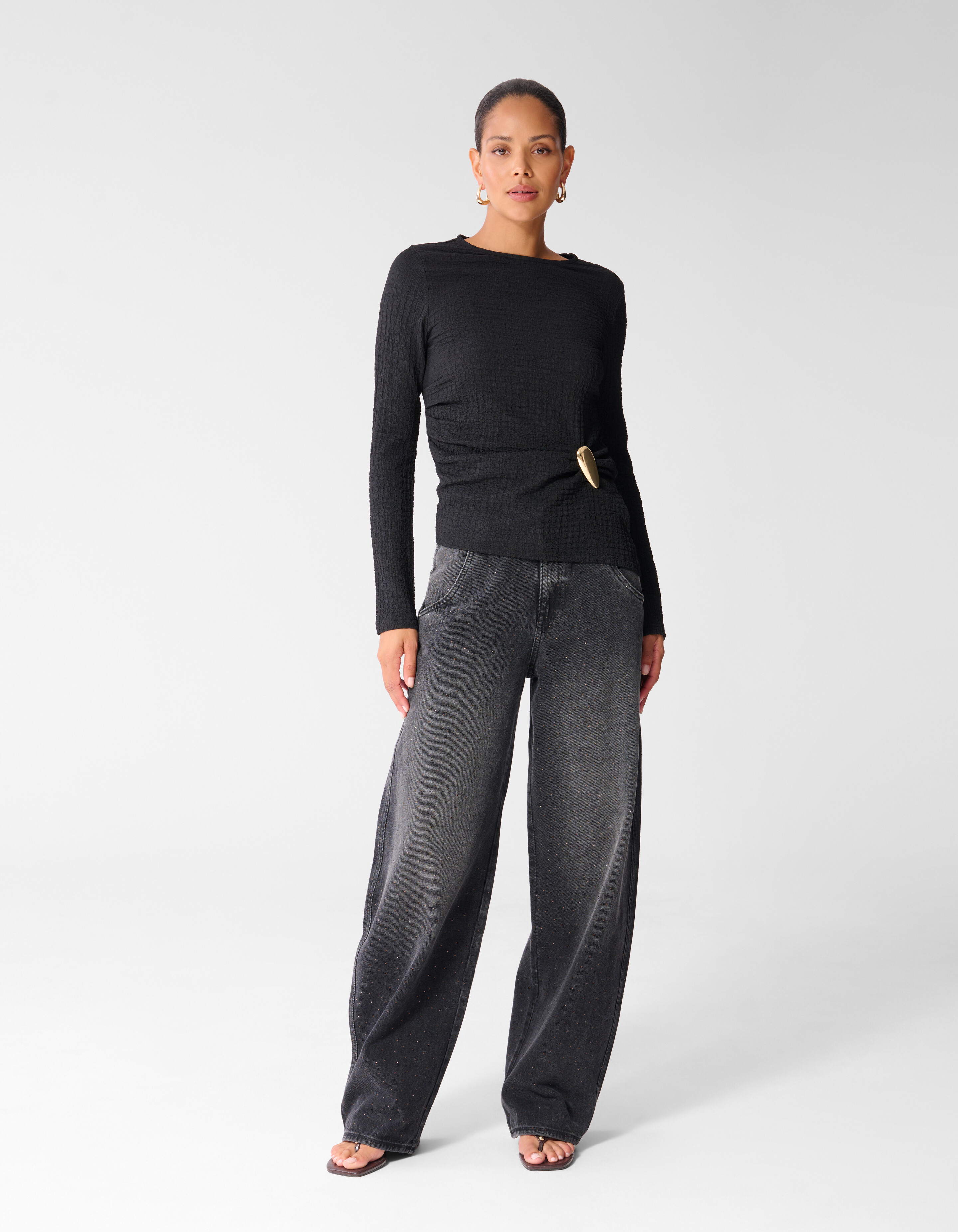 Asymmetrische Top Zwart SHOEBY WOMEN