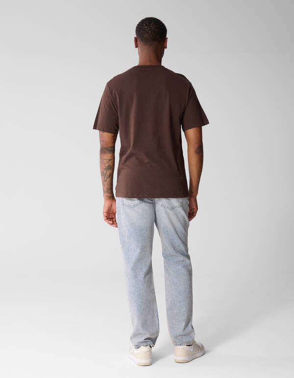 Artwork T-shirt Donkerbruin SHOEBY MEN