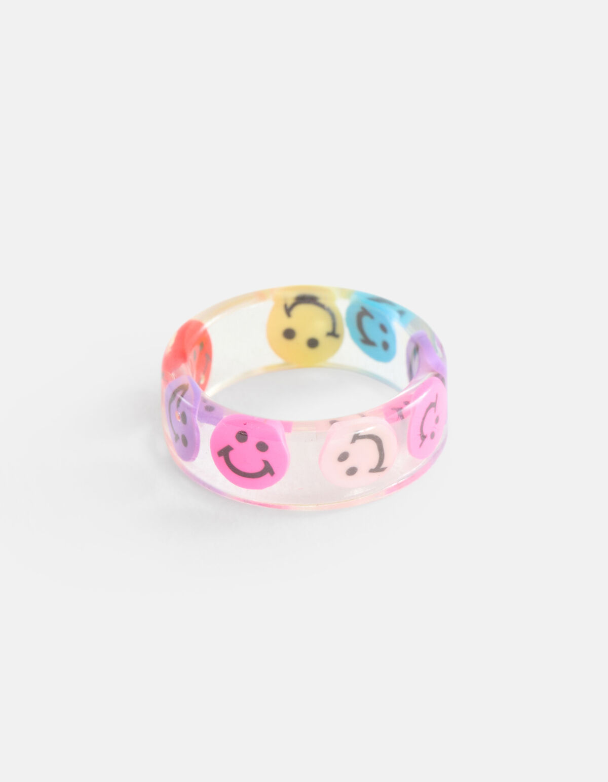 Smiley Ring Roze SHOEBY ACCESSOIRES