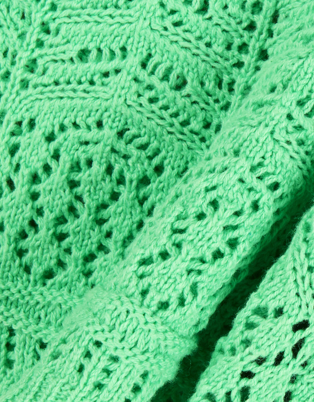 Crochet Trui Groen SHOEBY GIRLS