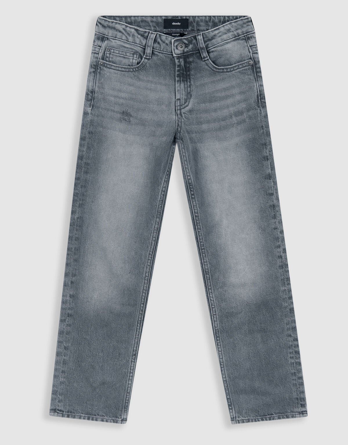 Straight Fit Jeans Grijs SHOEBY BOYS