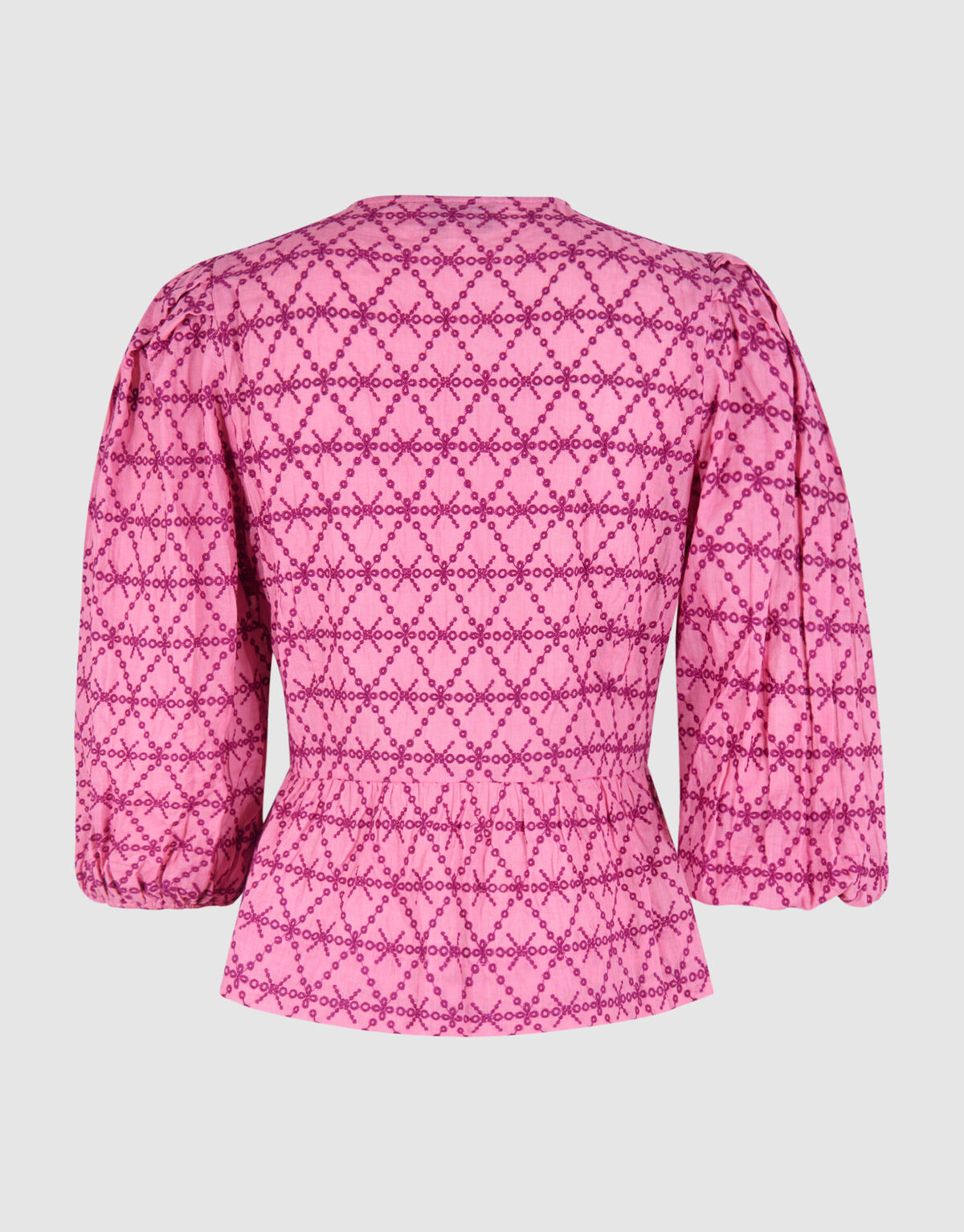 Printed Strik Blouse Roze SHOEBY WOMEN