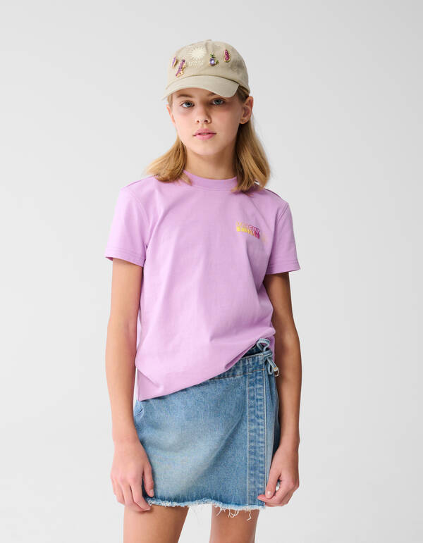 Bright Artwork T-shirt Lichtpaars SHOEBY GIRLS