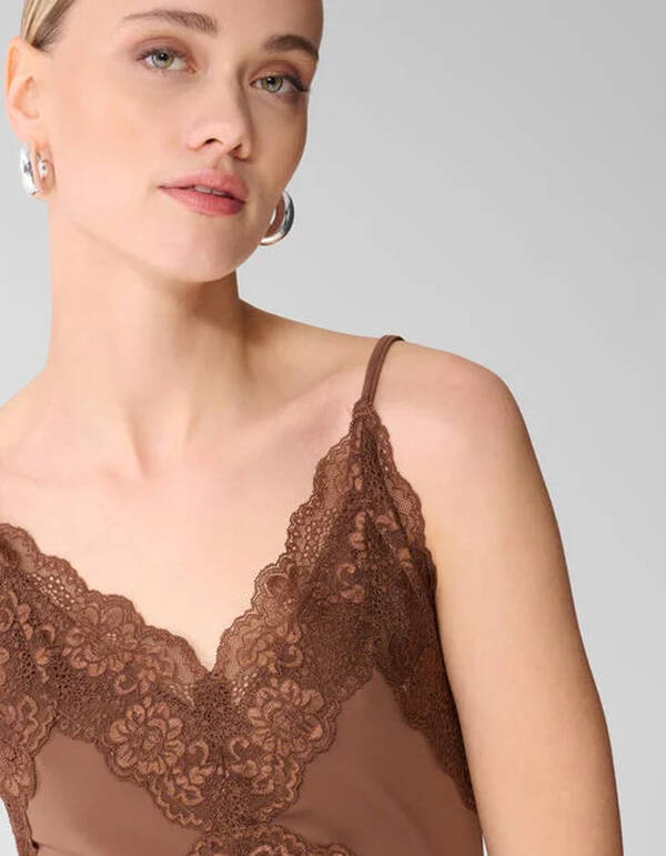 Lace Mix Singlet Bruin SHOEBY WOMEN