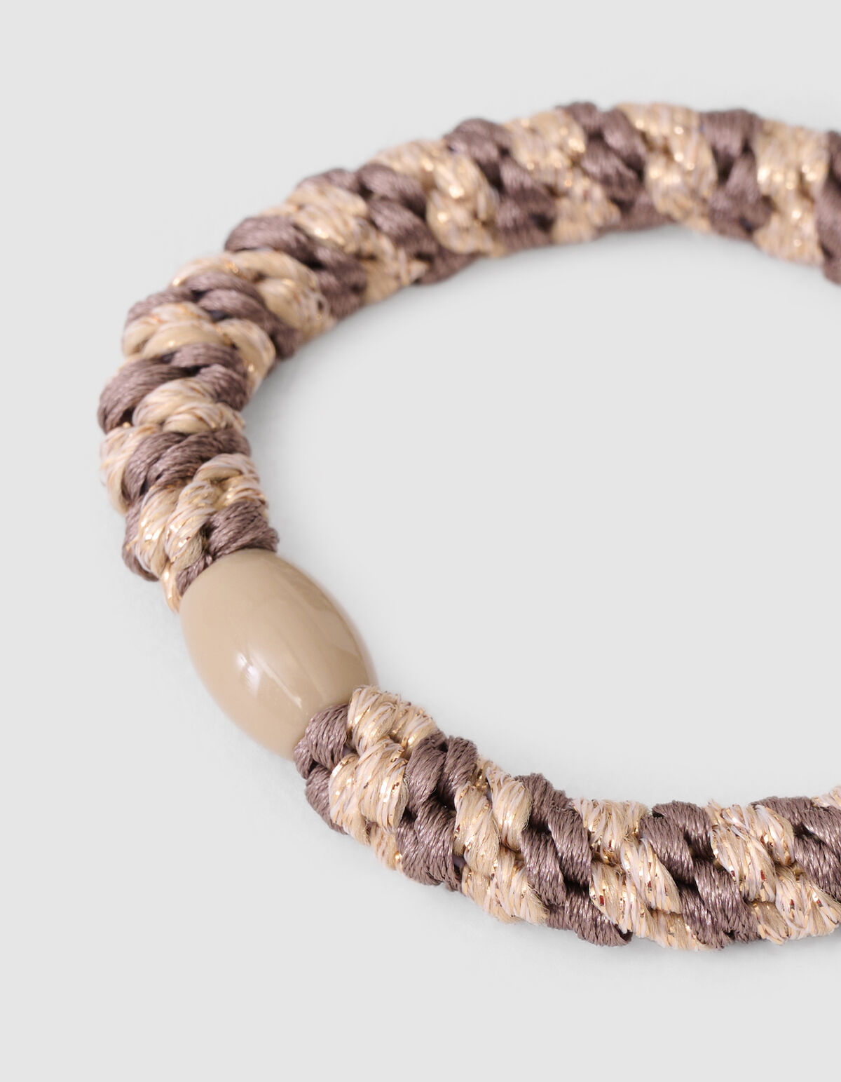 Lurex Haarelastiek Bruin SHOEBY ACCESSOIRES