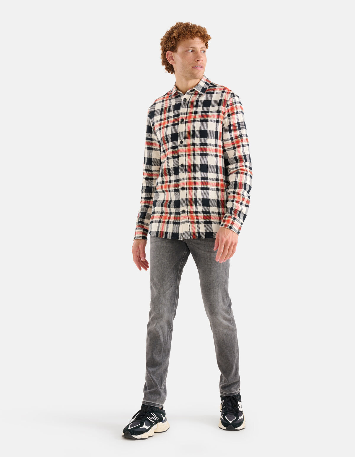 Ruiten Overhemd Oranje SHOEBY MEN