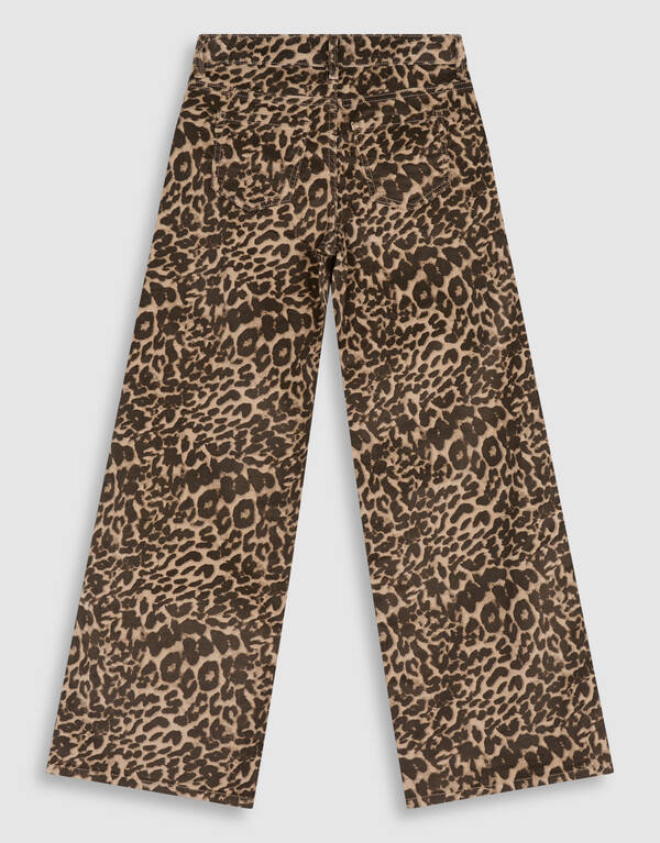 Velvet Leopard Broek Bruin SHOEBY GIRLS