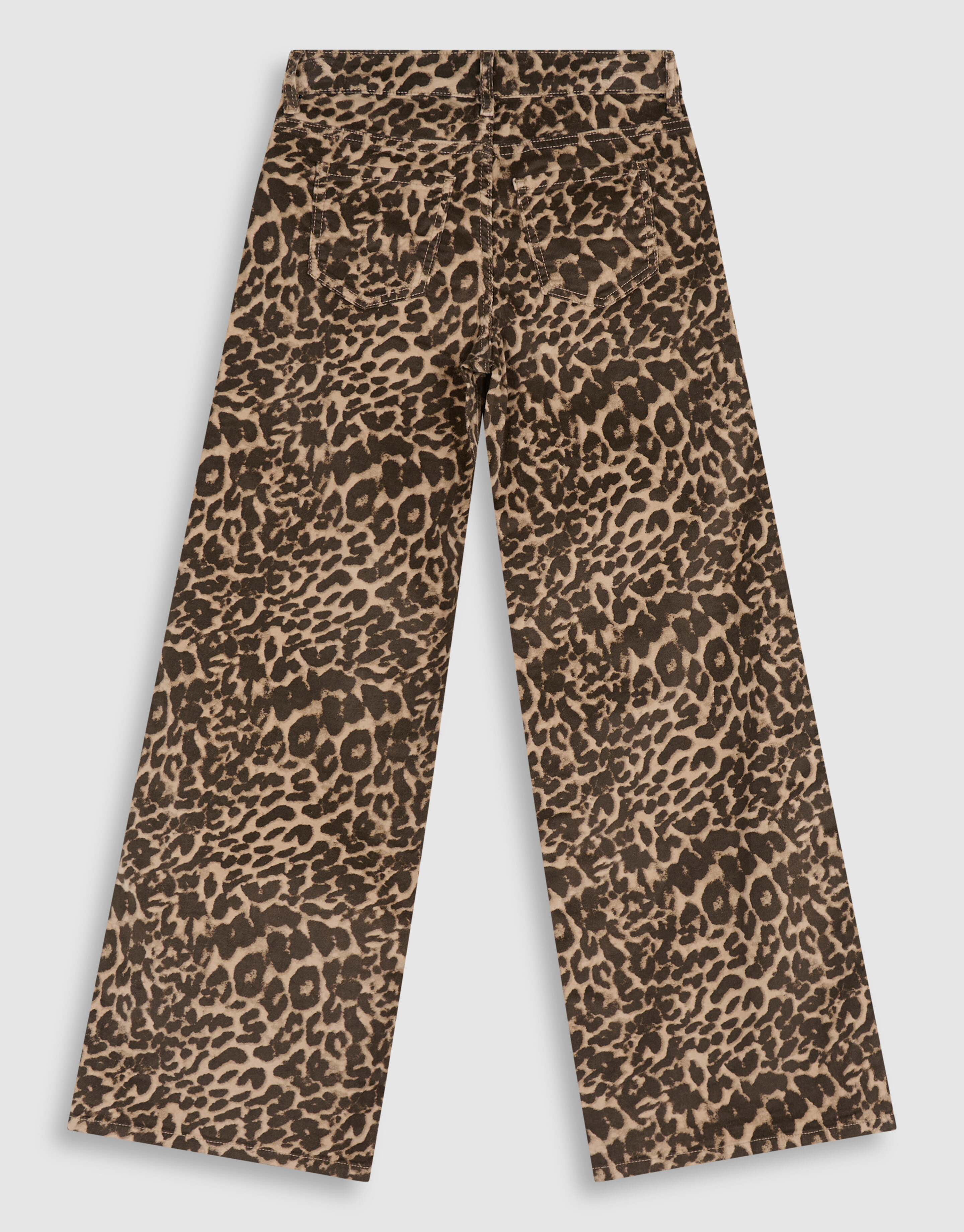 Velvet Leopard Broek Bruin SHOEBY GIRLS