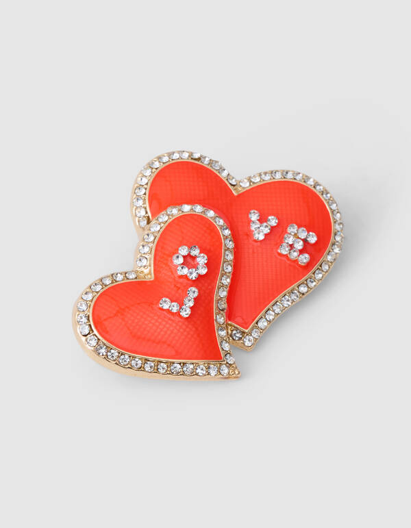 Love Broche Oranje SHOEBY ACCESSOIRES