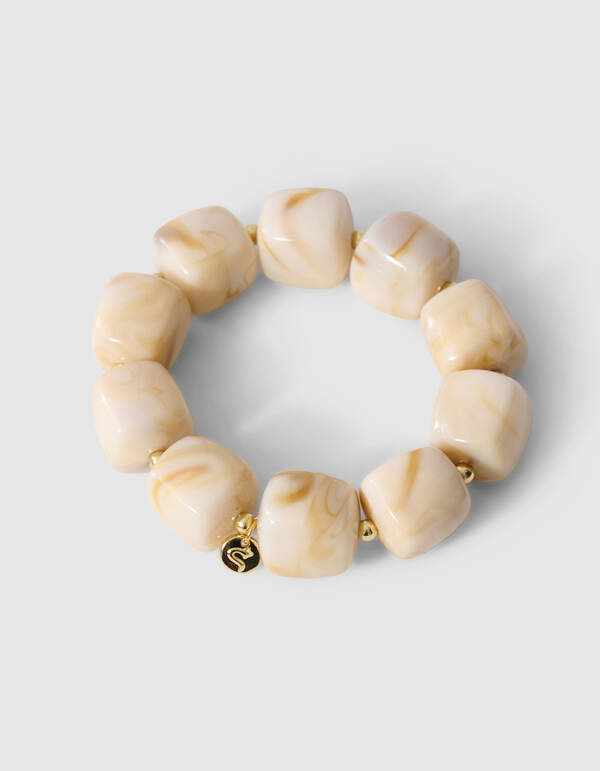 Stone Armband Beige SHOEBY ACCESSOIRES