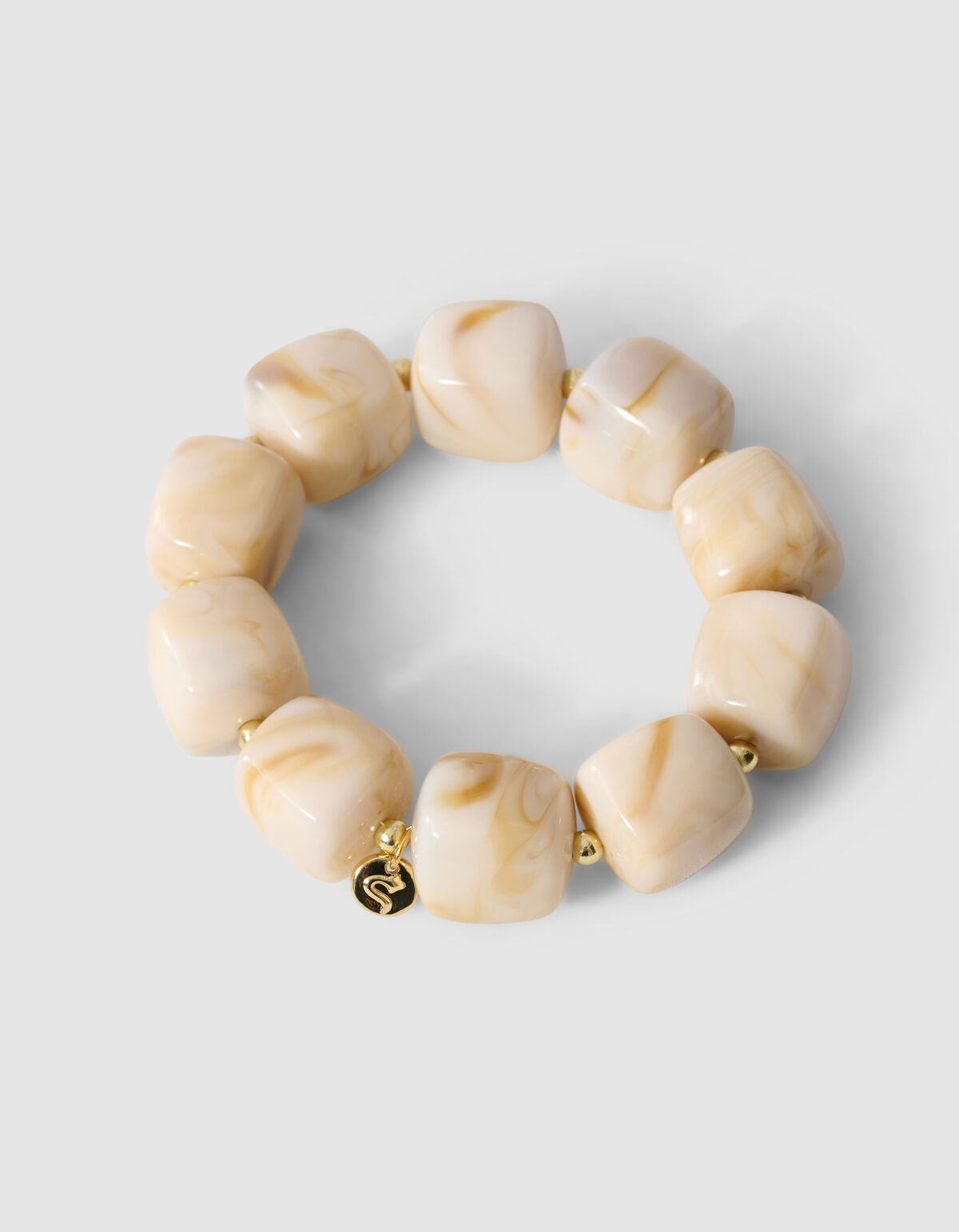 Stone Armband Beige SHOEBY ACCESSOIRES