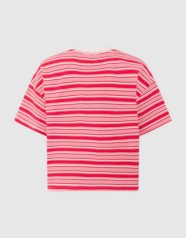 Cropped Cherry T-shirt Rood SHOEBY GIRLS