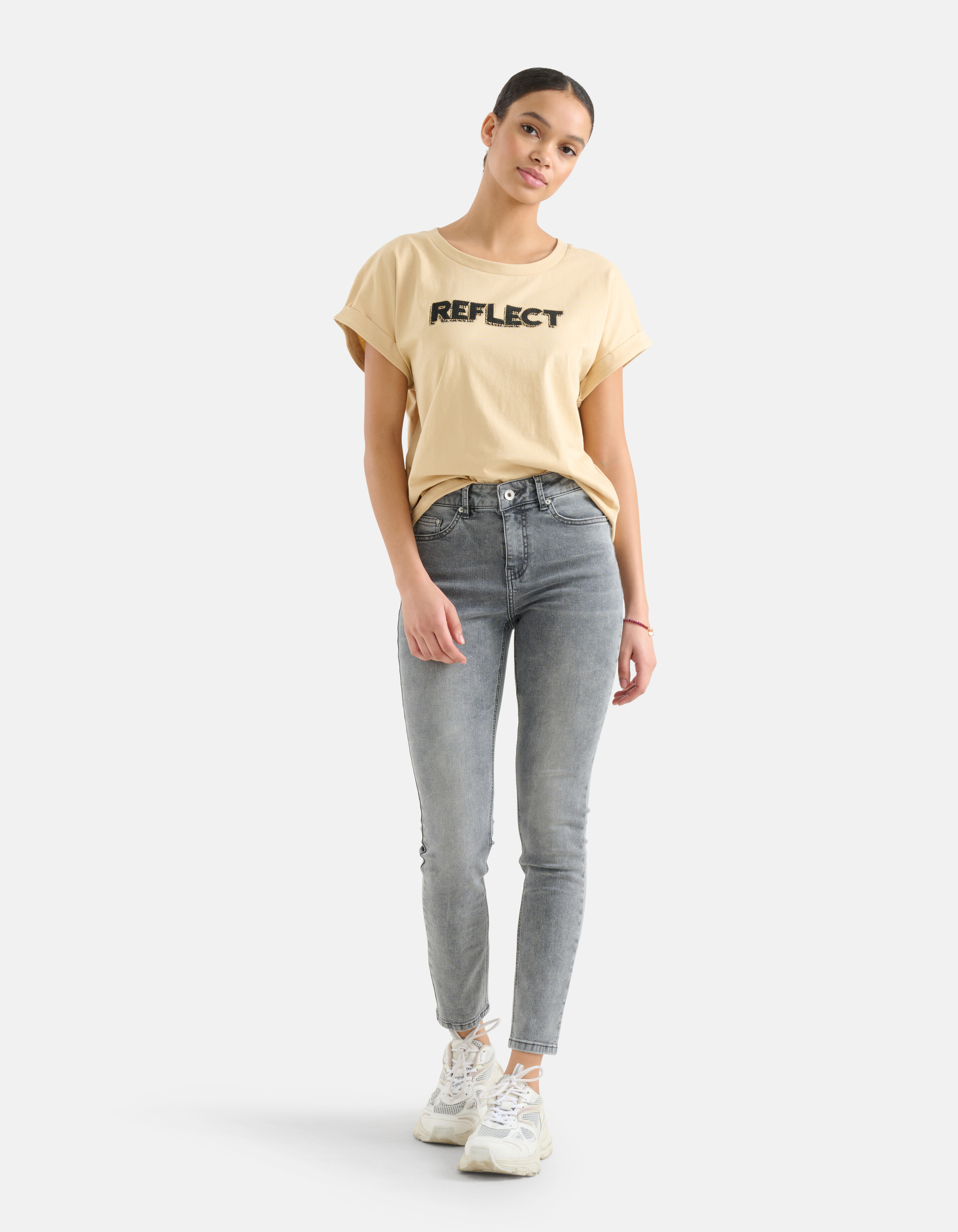 Artwork T-shirt Beige SHOEBY WOMEN