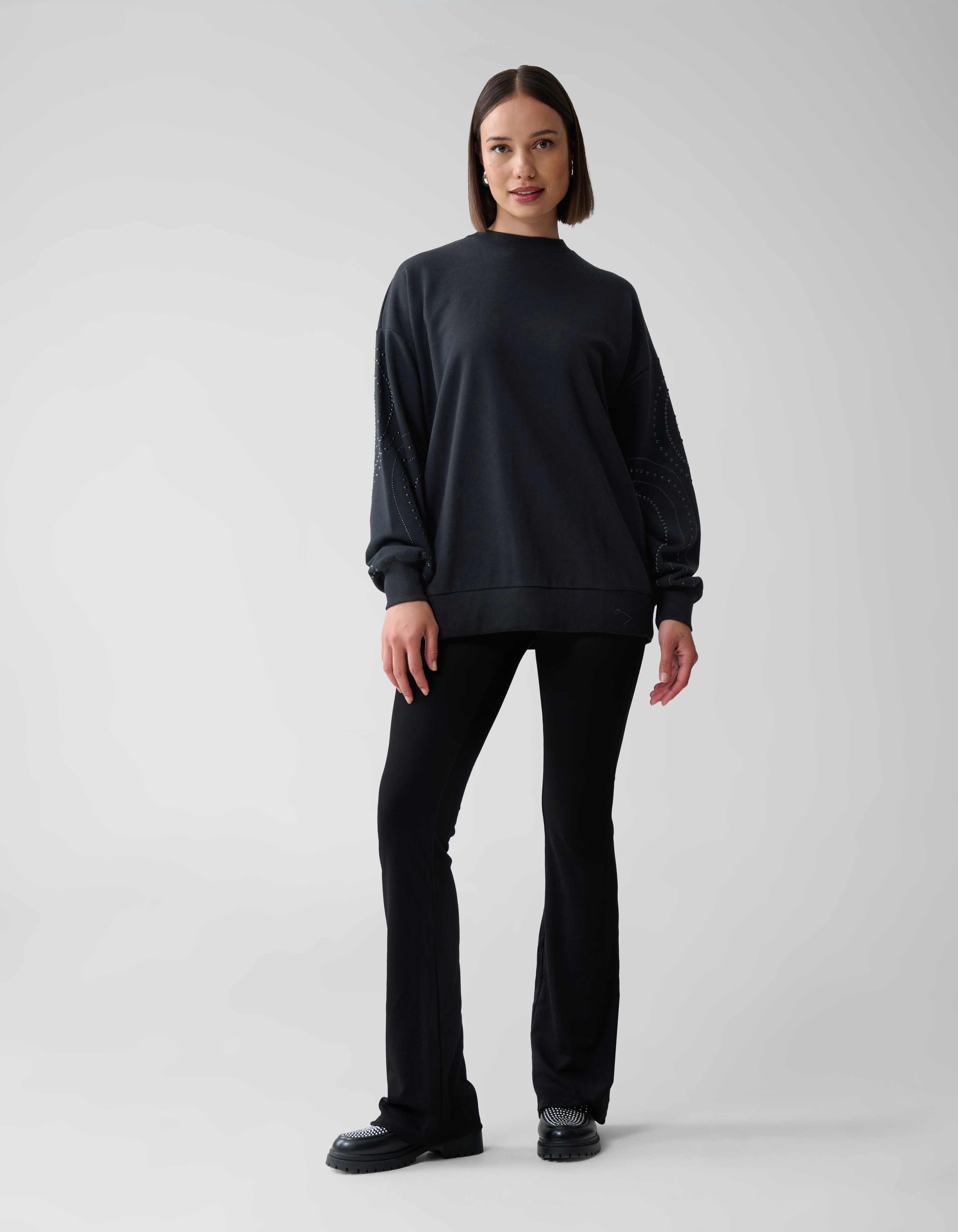 Studded Sweater Zwart SHOEBY WOMEN
