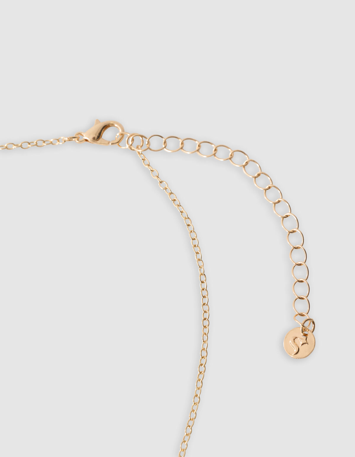 Strawberry Charm Ketting Goud SHOEBY ACCESSOIRES