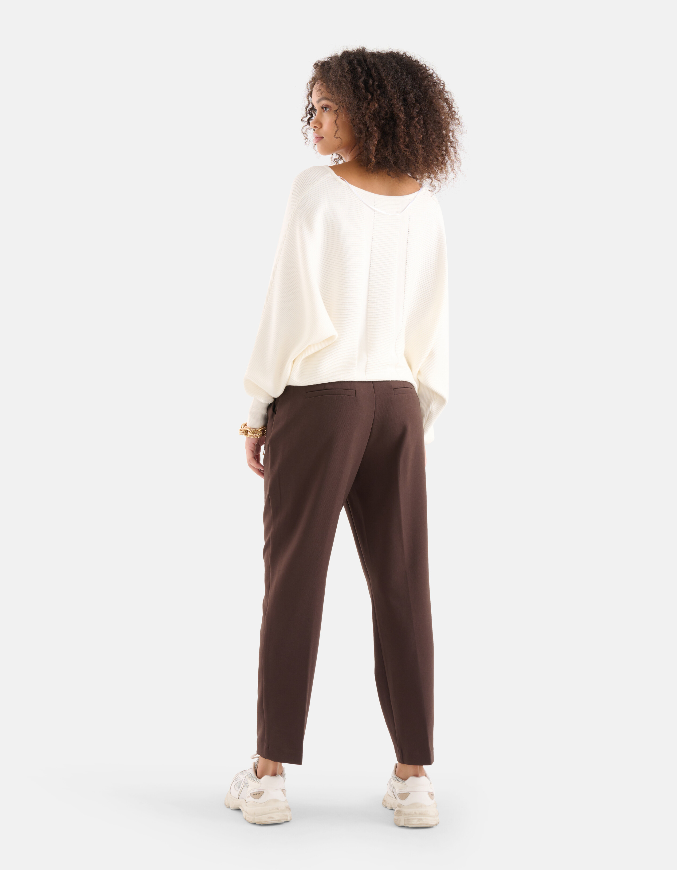 Oversized Trui Gebroken Wit SHOEBY WOMEN