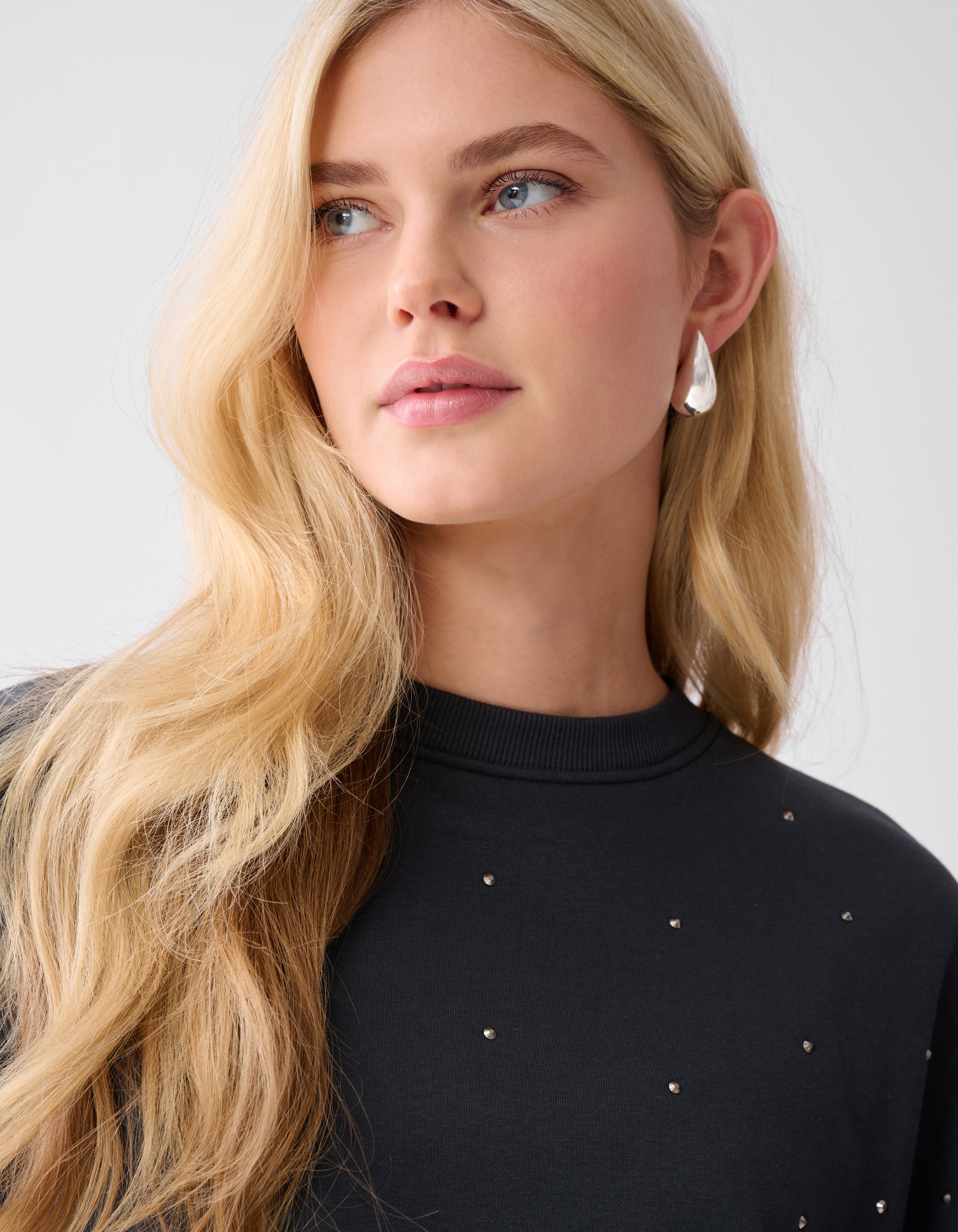 Strass Sweater Donkergrijs SHOEBY WOMEN