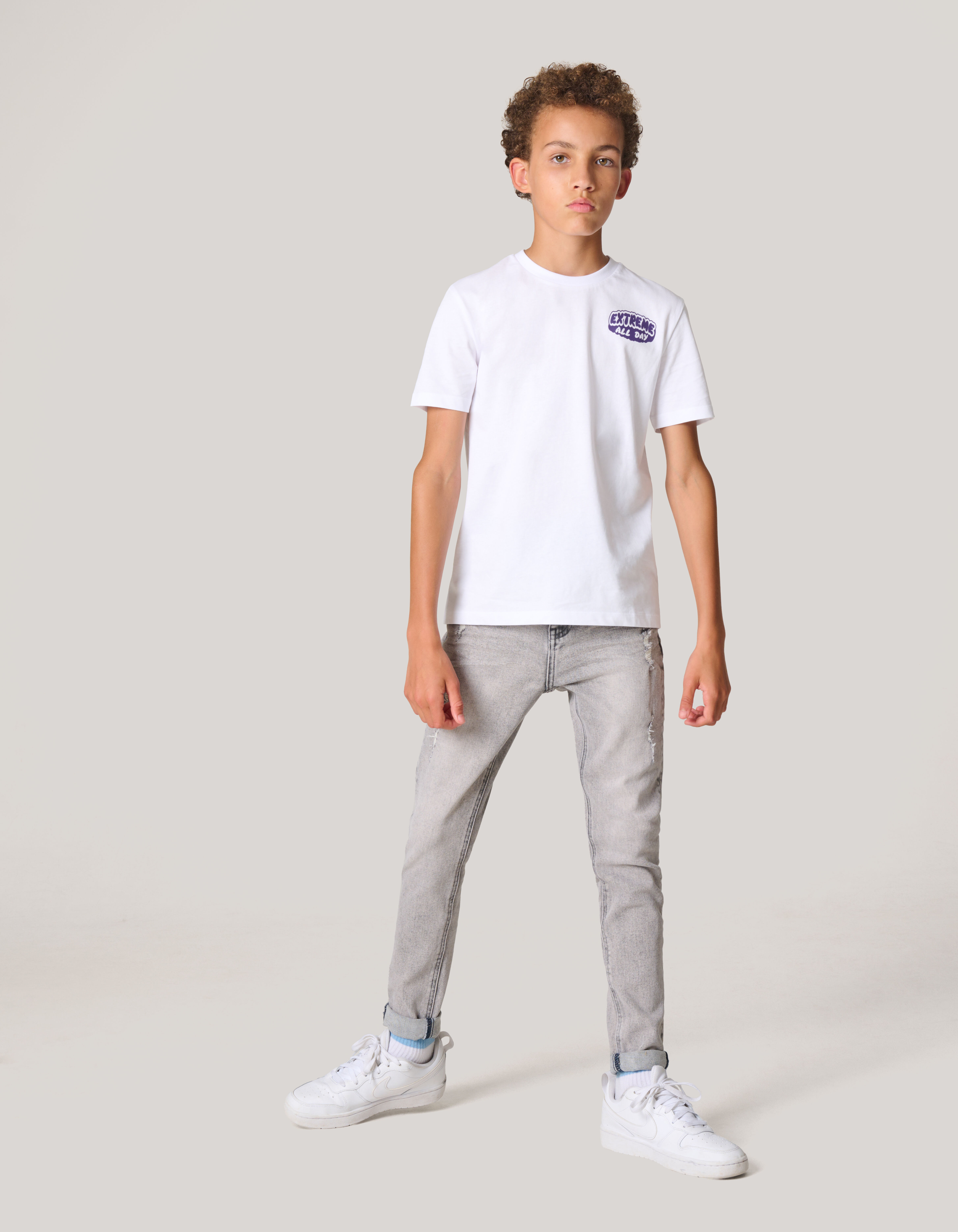 Artwork T shirt Wit Shoeby