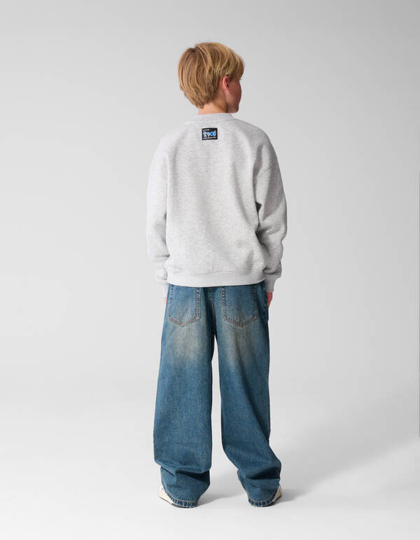 Varsity Ultra Baggy Fit Jeans Donkerblauw SHOEBY BOYS