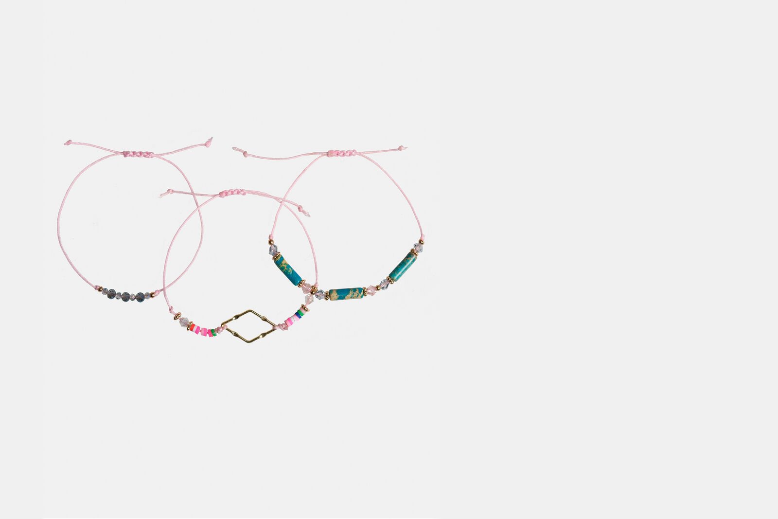 Armbanden Set Roze