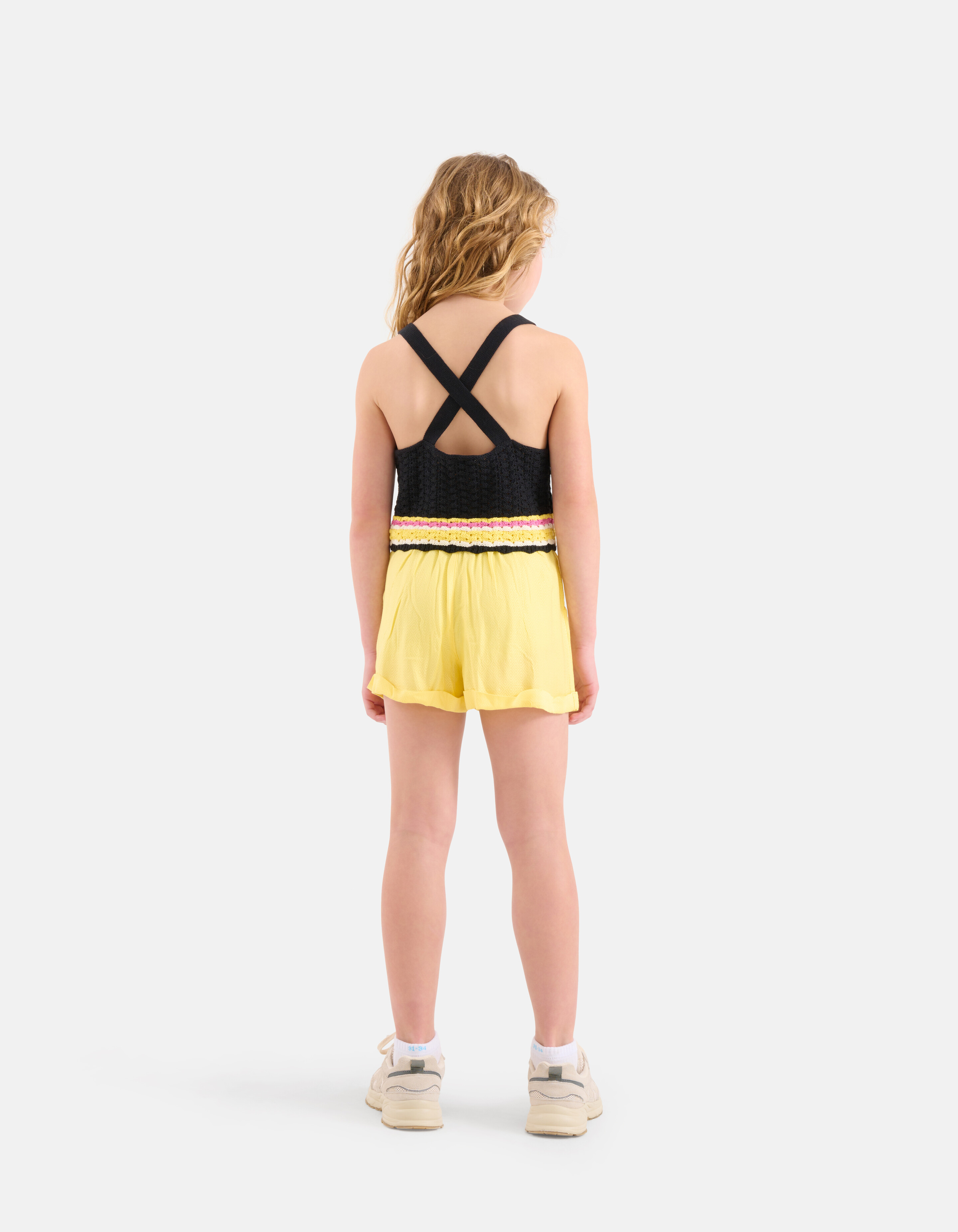 Jacquard Short Geel SHOEBY GIRLS