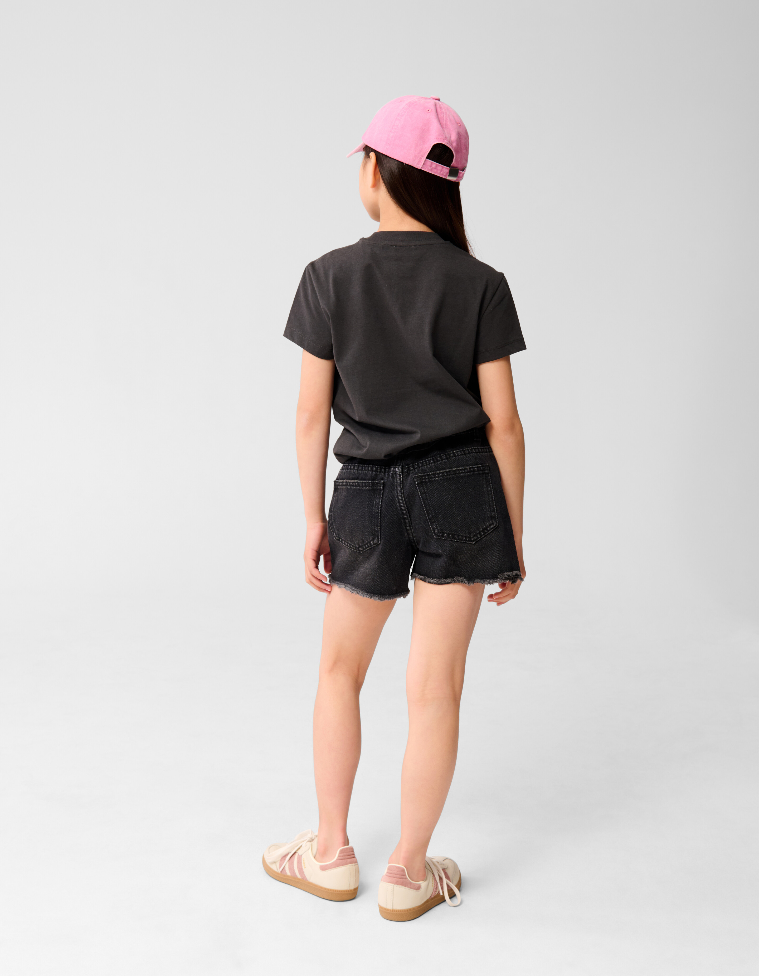 Club Amour T-shirt Donkergrijs SHOEBY GIRLS