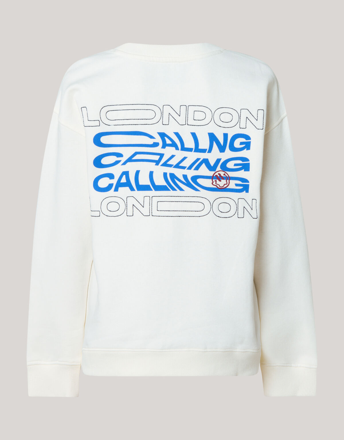 Artwork Sweater Wit SHOEBY BOYS