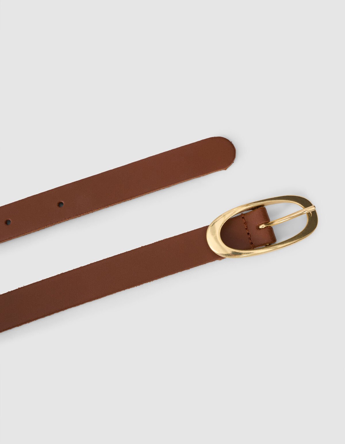 Leren Riem Bruin SHOEBY ACCESSOIRES