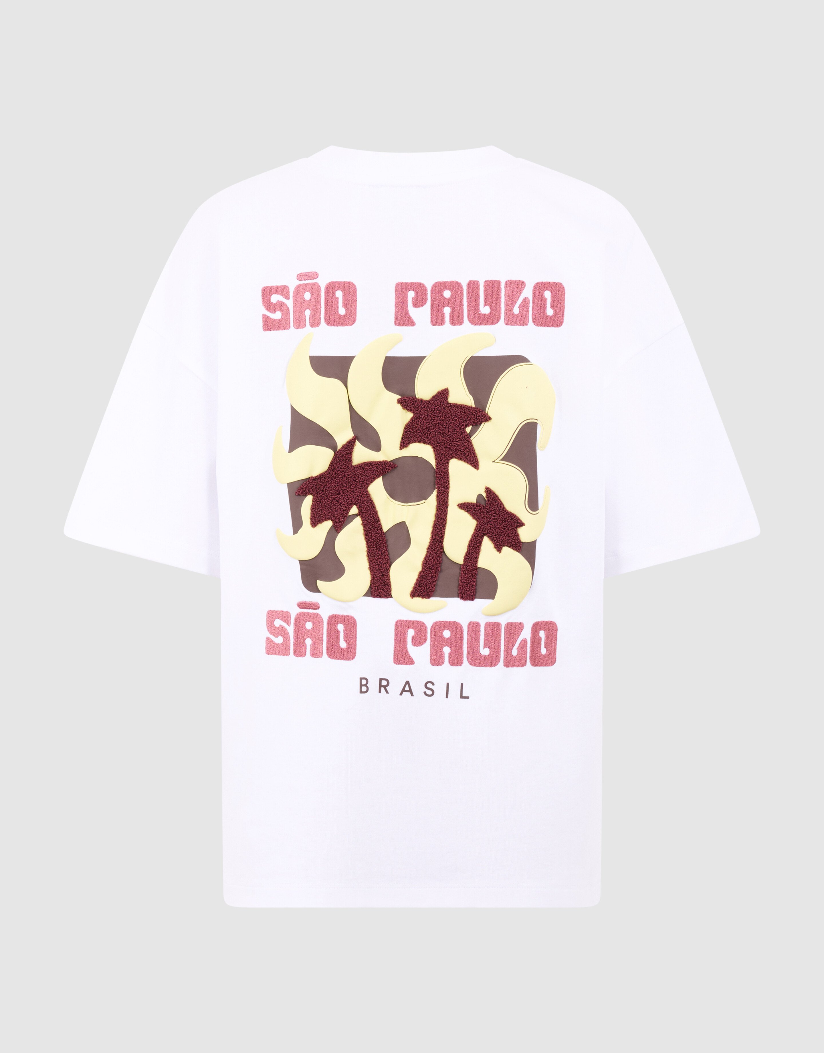 Sao Paolo Artwork T-shirt Wit SHOEBY BOYS